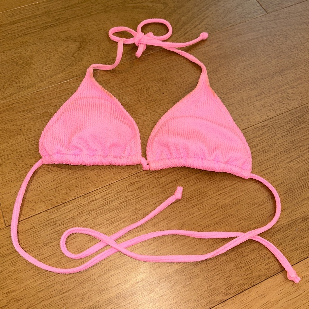 Pink Swim Bikini Top
